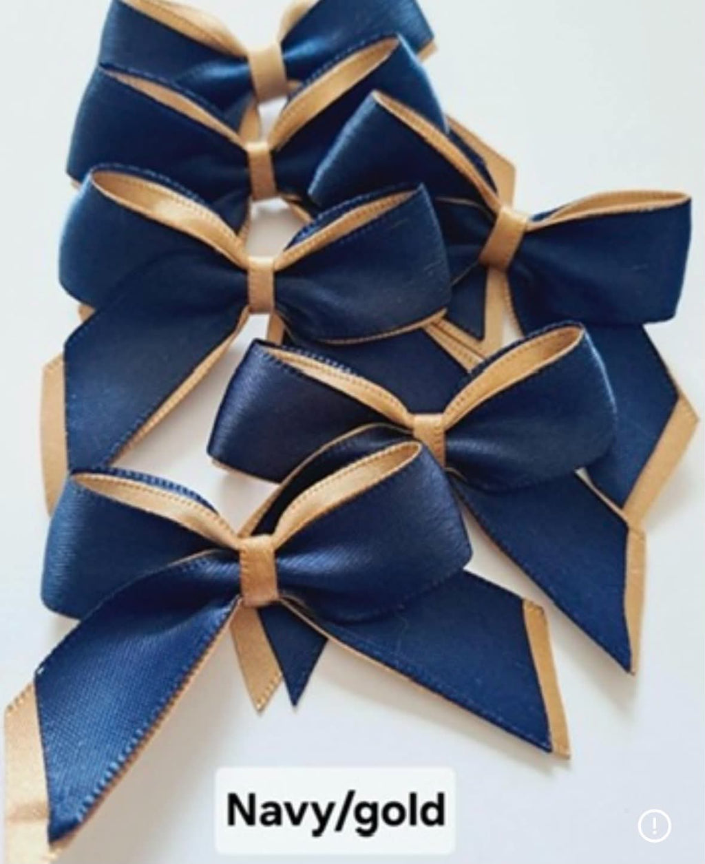 10x twotone self adhesive bows