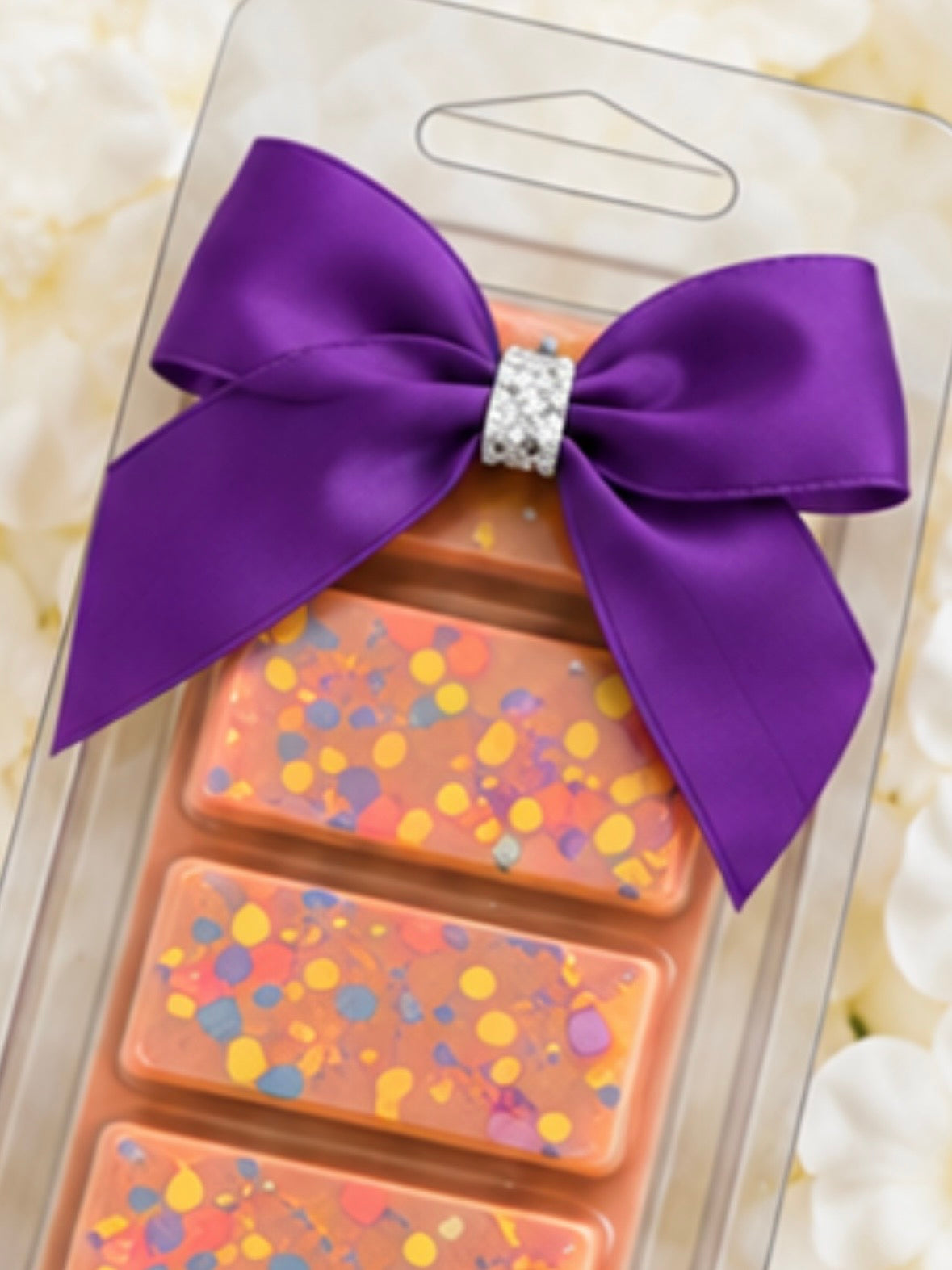 10x glitter centre bows