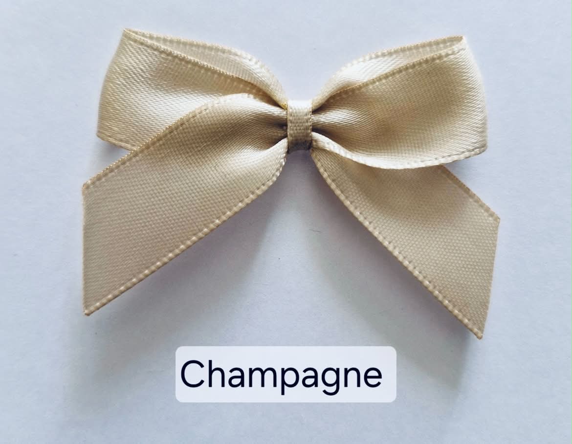 10x 5cm self adhesive bows