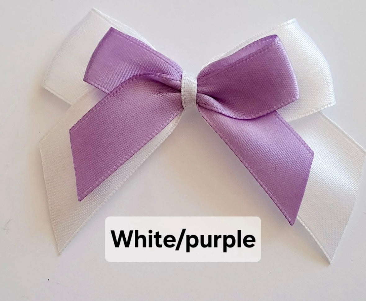 8cm double bows x10