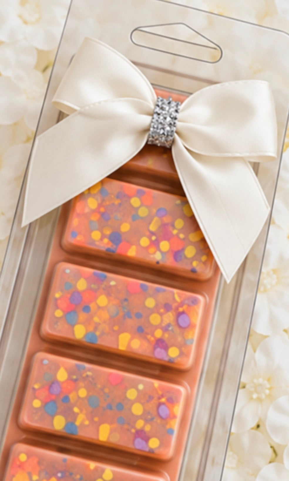 10x glitter centre bows