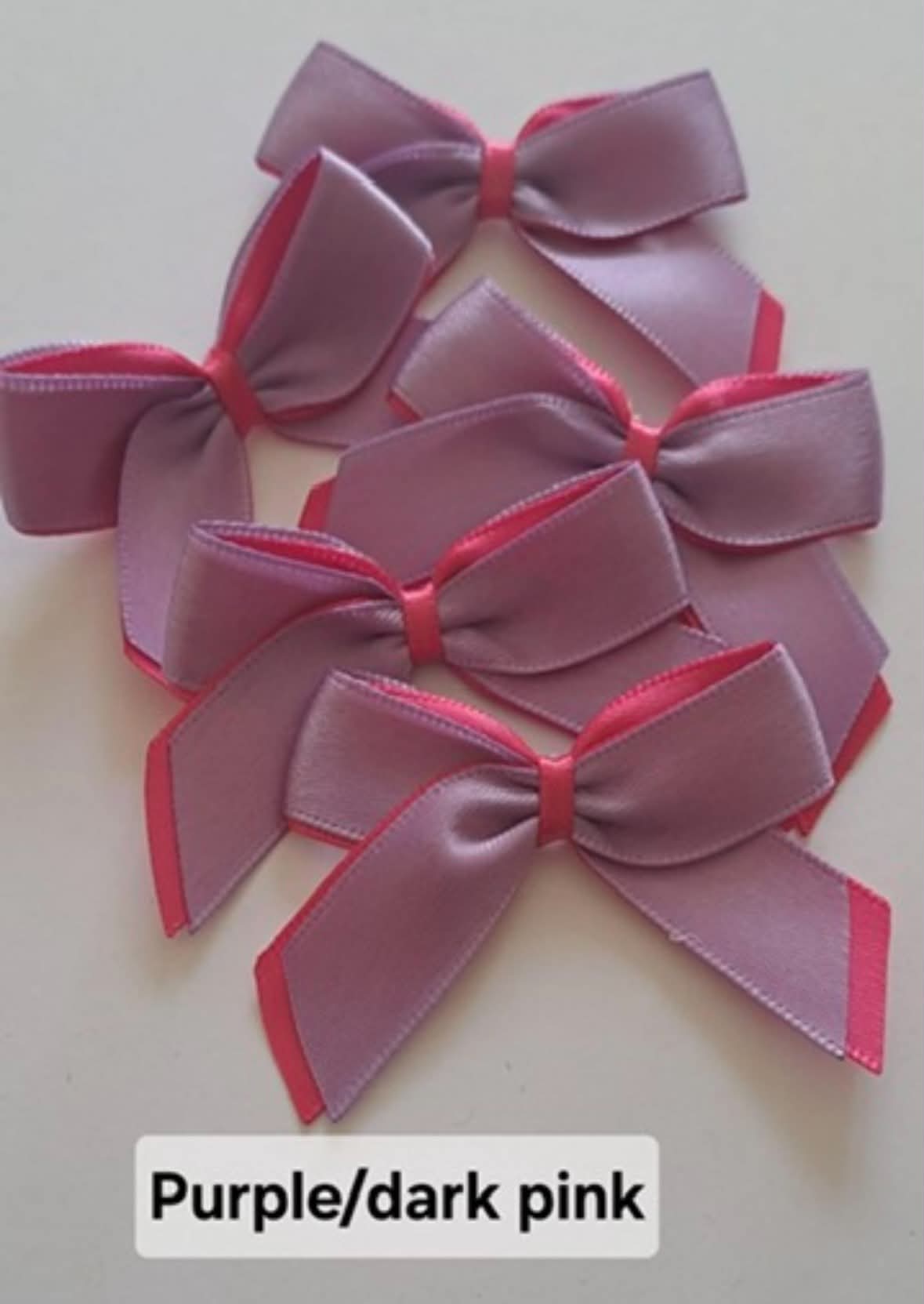 10x twotone self adhesive bows