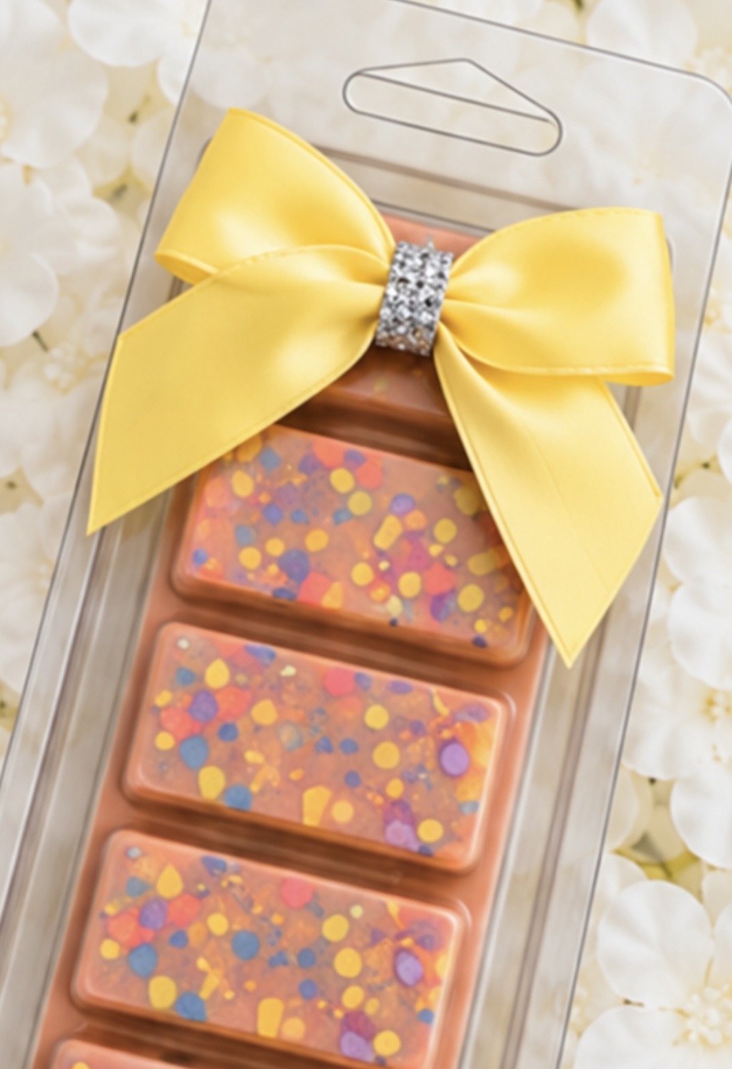 10x glitter centre bows