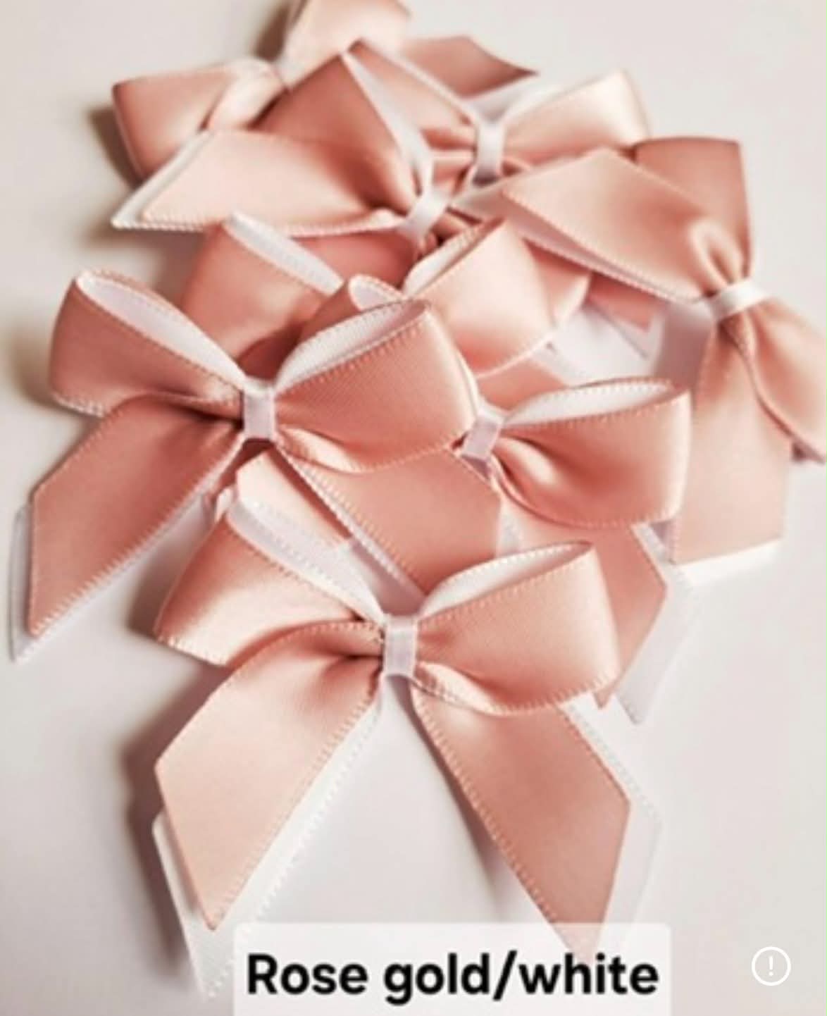 10x twotone self adhesive bows