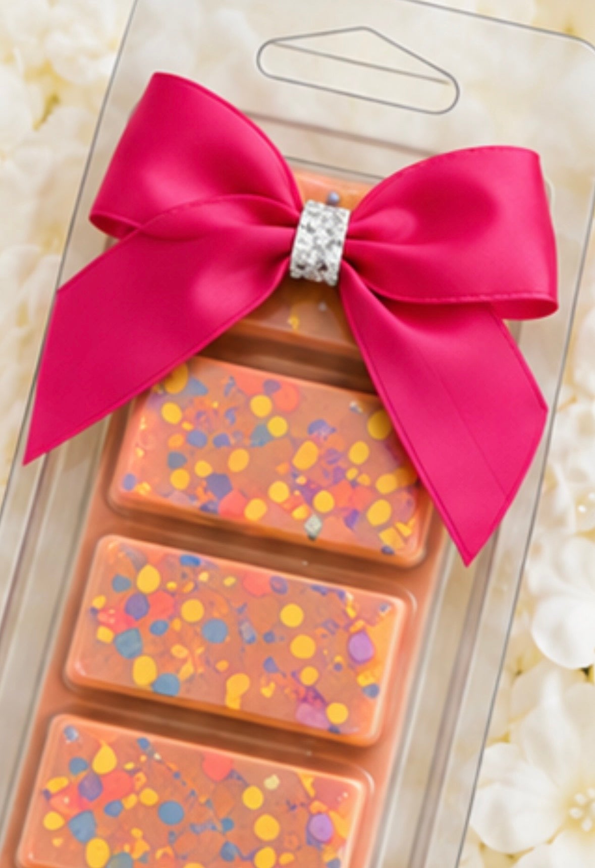 10x glitter centre bows