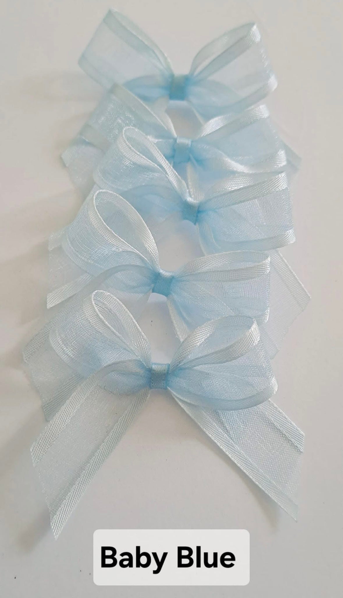 Sheer self adhesive bows x10