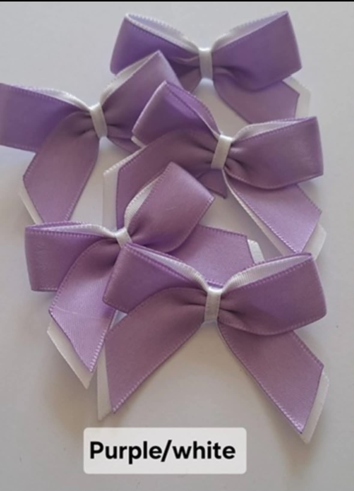 10x twotone self adhesive bows