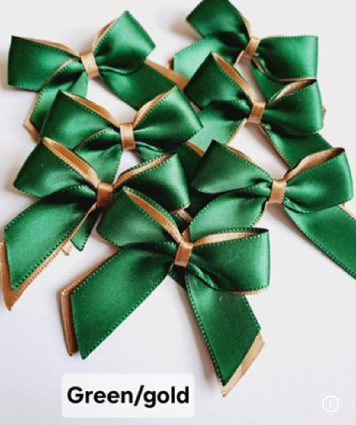 10x twotone self adhesive bows