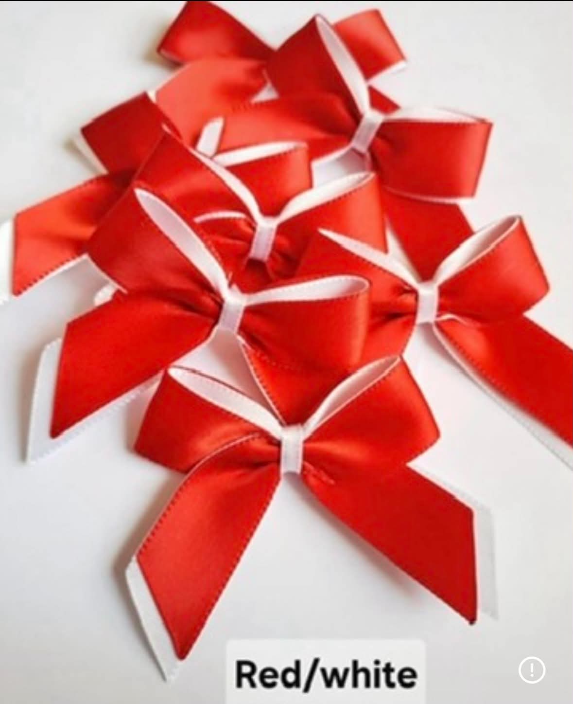 10x twotone self adhesive bows