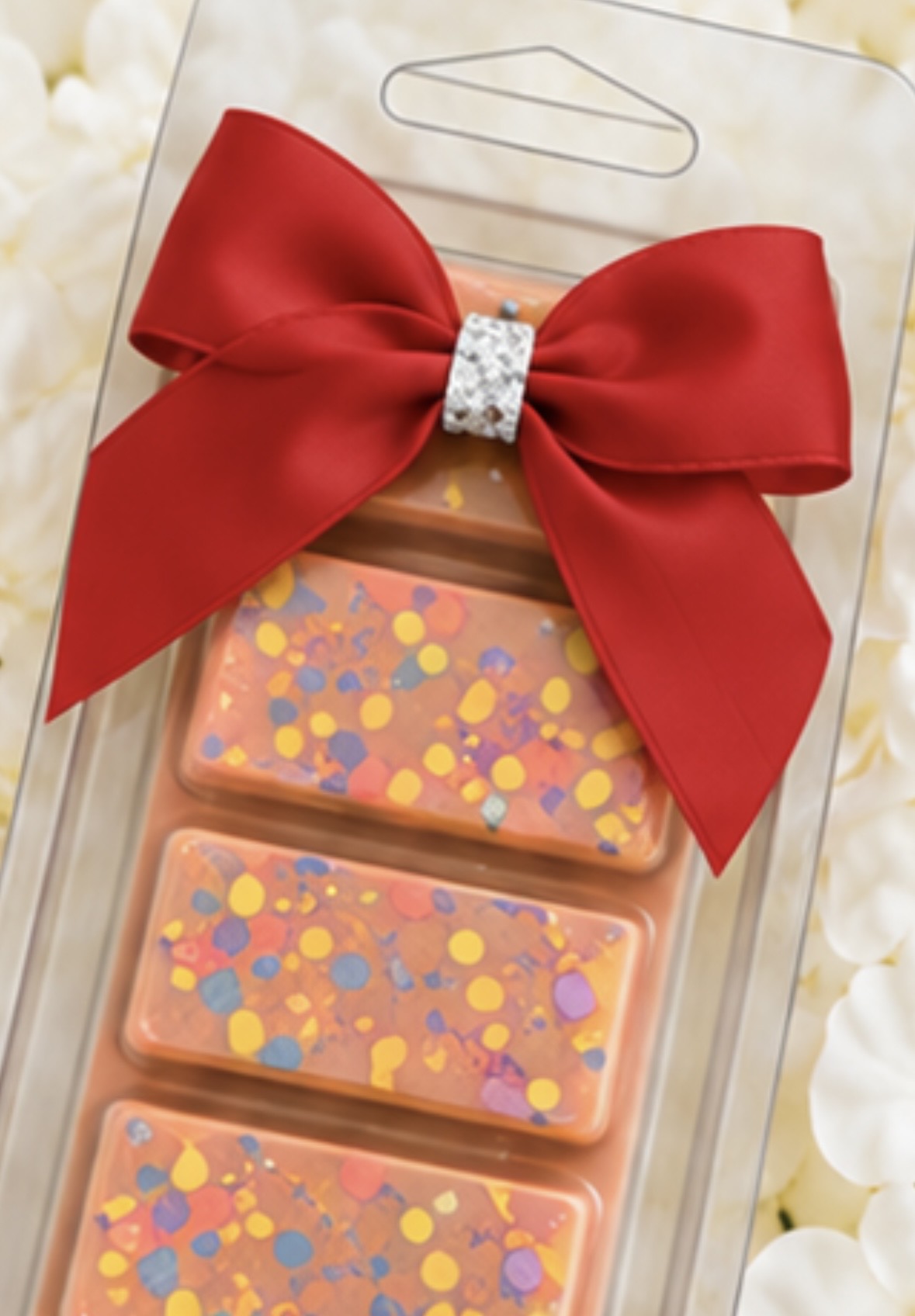 10x glitter centre bows