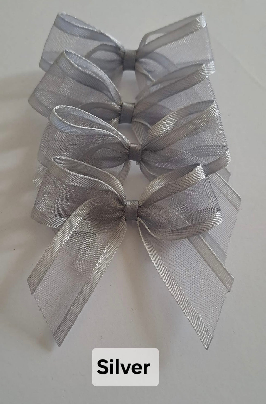 Sheer self adhesive bows x10