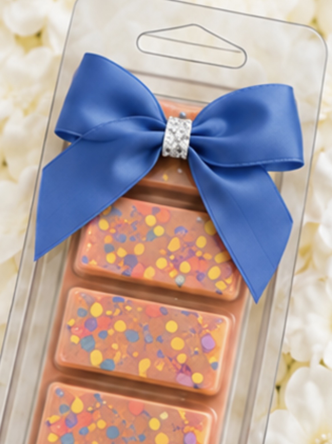10x glitter centre bows