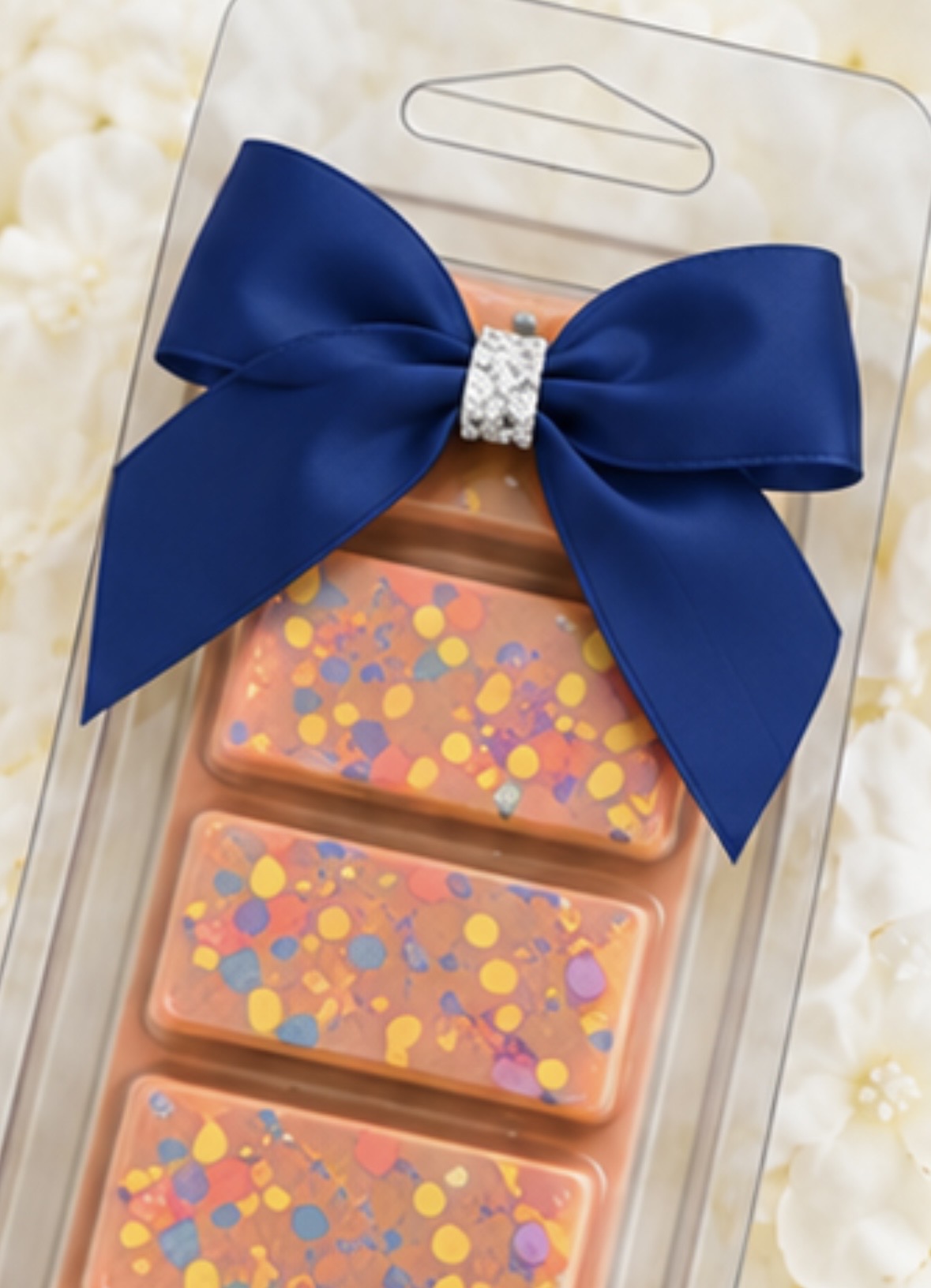 10x glitter centre bows