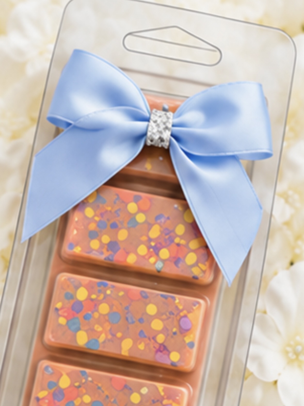 10x glitter centre bows