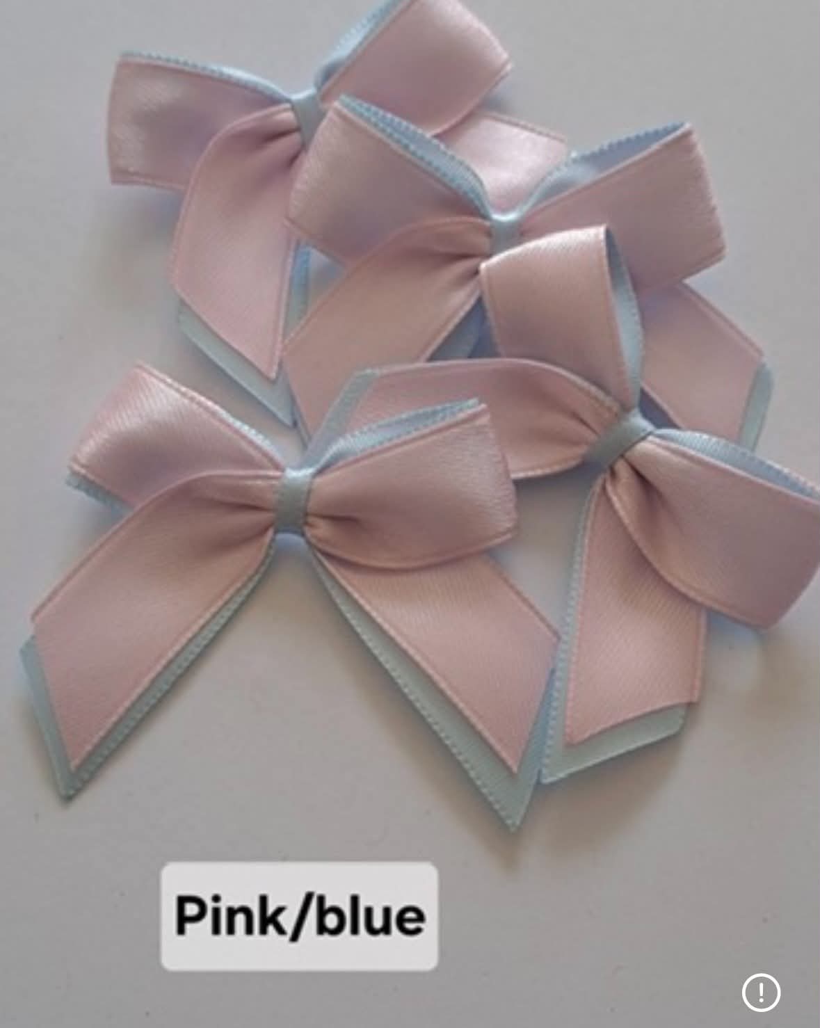10x twotone self adhesive bows