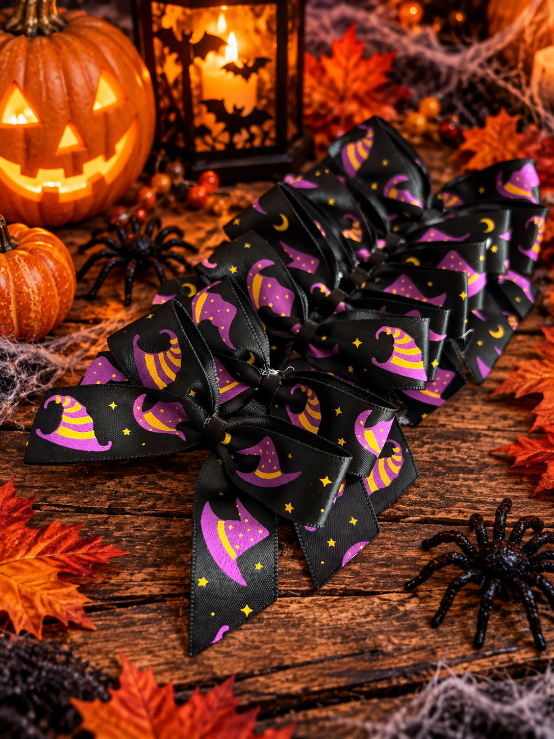 10x Halloween bows